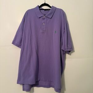 Polo Ralph Lauren Lavender Polo Shirt 3XB FLAW